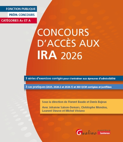 Concours d'accès aux ira 2027 - Image principale