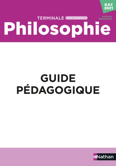 Philosophie terminale - livre du professeur 2020 - Image principale