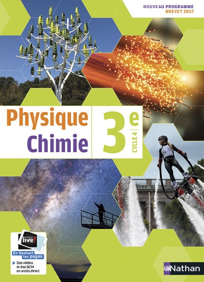 Physique chimie 3e cycle 4 - manuel 2017 - Image principale