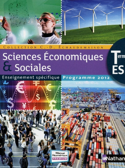 Sciences economiques & sociales term es spécifique 2012 compact - Image principale