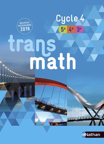 Transmath mathématiques cycle 4 2016 - manuel élève - Image principale