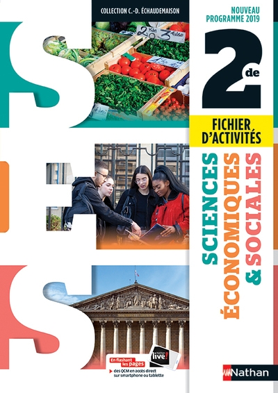 Sciences economiques & sociales 2de - fichier d'activités - 2019 - Image principale