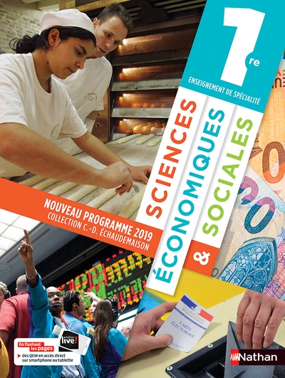 Sciences economiques & sociales 1re - manuel de l'élève - 2019 - Image principale