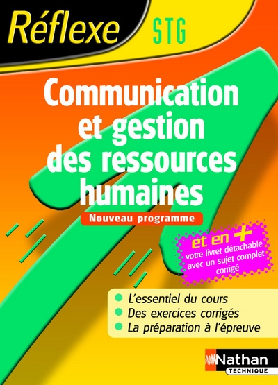Communication et gestion des ressources humaines nouveau programme stg - Image principale