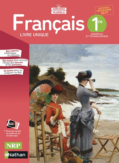 Français 1re - manuel - 2019 - Image principale