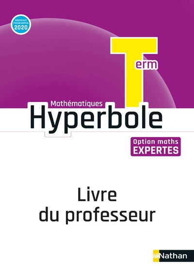 Hyperbole term - option maths expertes - livre du professeur 2020 - Image principale