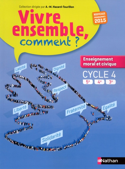 Enseignement moral et civique - manuel - 5e-4e-3e - 2015 - Image principale