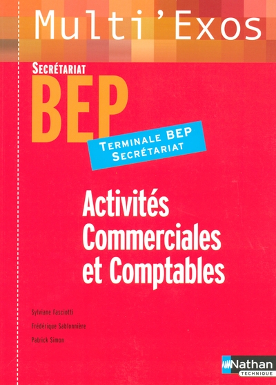 Activites commerciales et comptables terminale bep secretariat 2004 - Image principale