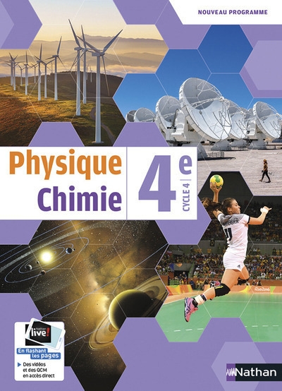 Physique chimie 4e manuel 2017 - Image principale