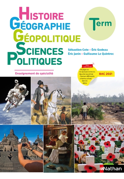 Histoire géographie géopolitique sciences politiques term - manuel 2020 - Image principale