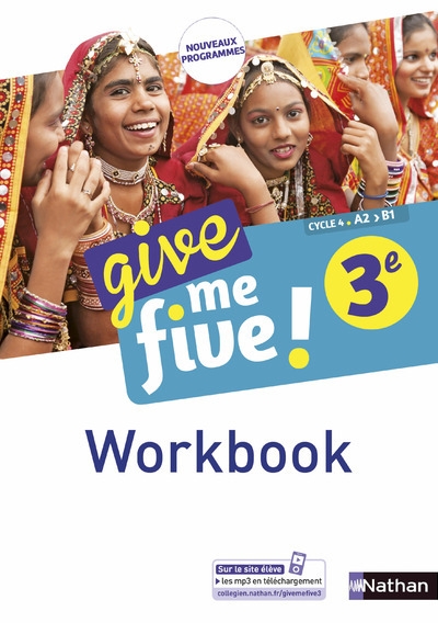 Give me five ! 3e 2017 - workbook - Image principale