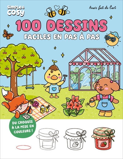 100 dessins faciles en pas à pas - Image principale
