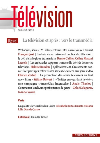 Télévision n°05 - la télévision et après : vers le transmédia - Image principale