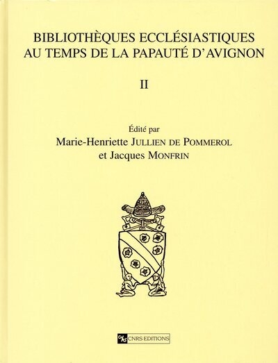 Bibliothèques ecclésiastiques au temps de la papauté d'avignon ii - d.e.r 61 - Image principale