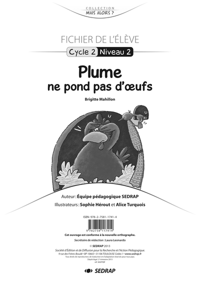 Plume ne pond pas d'oeufs - fichier cp - Image principale