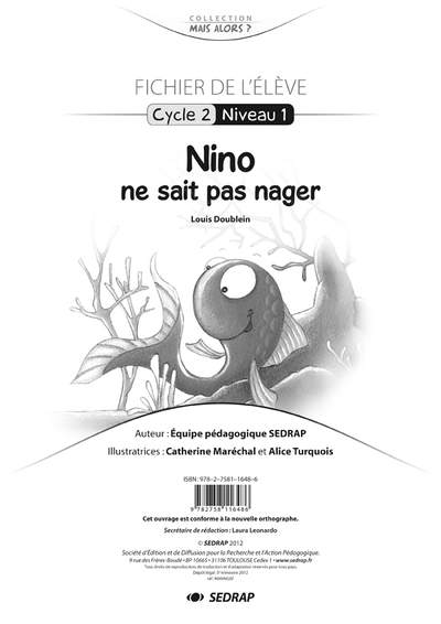 Nino ne sait pas nager - fichier gs - Image principale