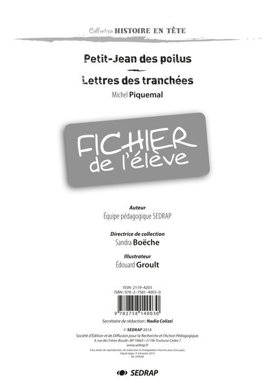 Petit-jean des poilus - fichier - Image principale