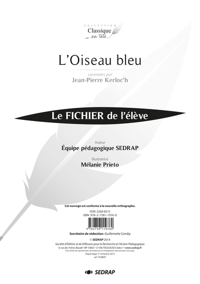 Oiseau bleu - fichier - Image principale