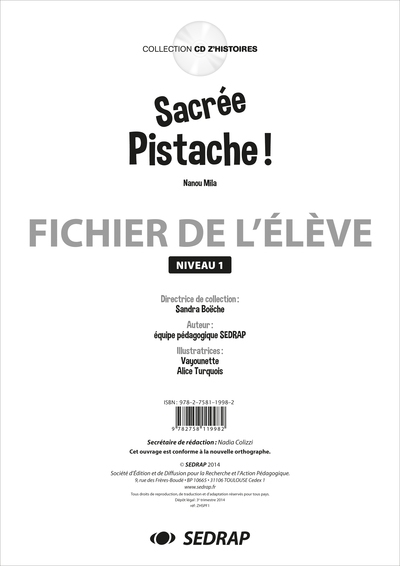 Sacree pistache ! - fichier ms - Image principale