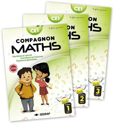 Compagnon maths ce1 - lot 20 fichiers + version numerique interactive - Image principale