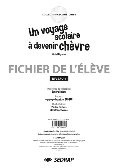 Voyage scolaire a devenir chevre - fichier gs - Image principale