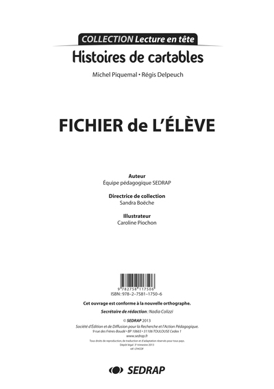 Histoires de cartables - fichier - Image principale