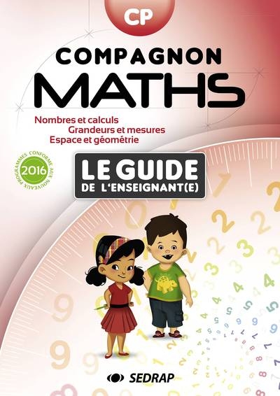 Compagnon maths cp - guide enseignant - edition 2016 - Image principale