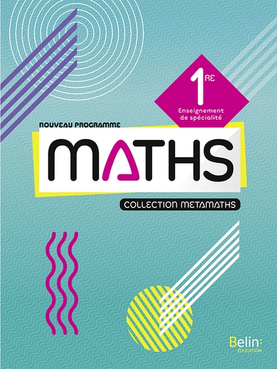 Métamaths mathématiques 1re - Image principale