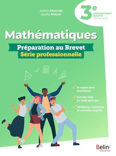 Mathématiques 3e - préparation au brevet série professionnelle - Image principale