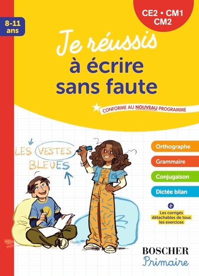 Je réussis à écrire sans faute ce2-cm1-cm2 - Image principale