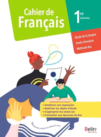 Cahier de français 1re générale - Image principale