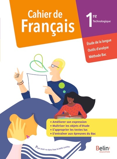 Cahier de français 1re technologique - Image principale