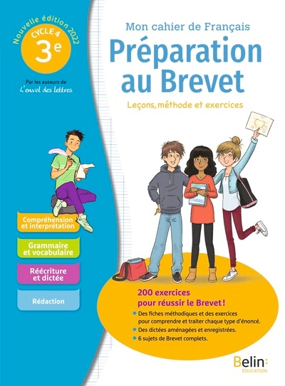 Mon cahier de français - spécial brevet 2022 - Image principale