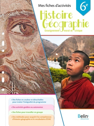 Mes fiches d'activités histoire géographie emc 6e - Image principale