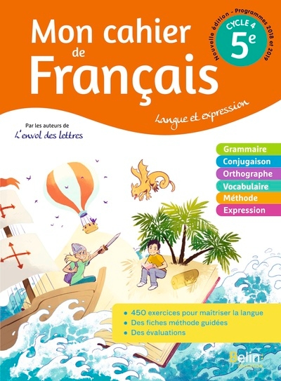 Mon cahier de français 5ème - Image principale