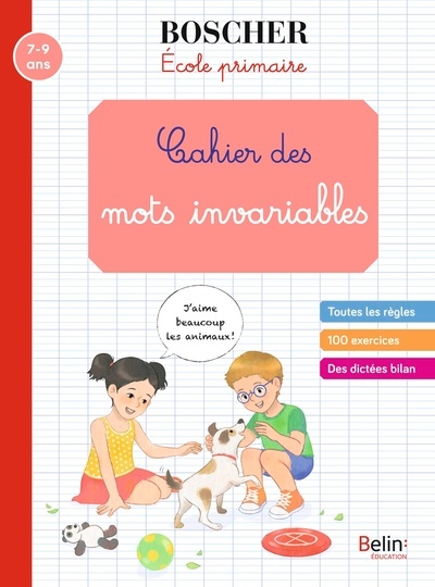 Cahier des mots invariables - Image principale