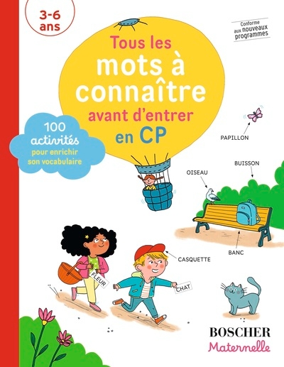 Tous les mots à connaître avant d'entrer en cp - Image principale