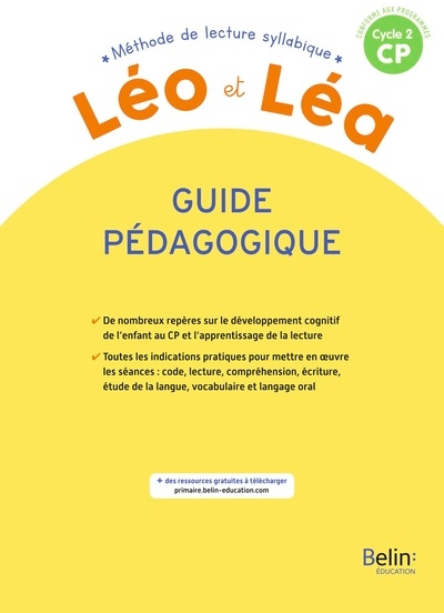 Leo et lea 2019 – guide pédagogique cp - Image principale