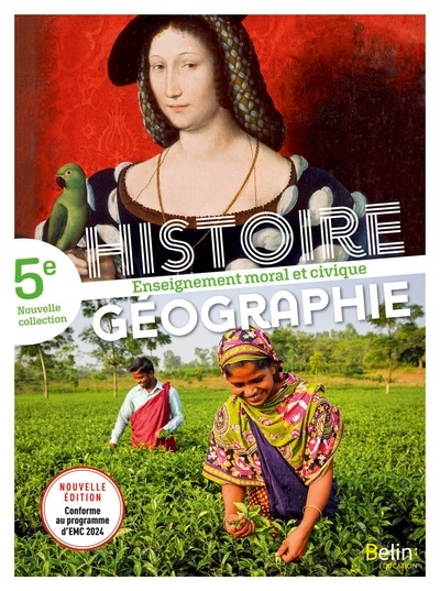 Manuel histoire géographie emc 5e 2024 - Image principale