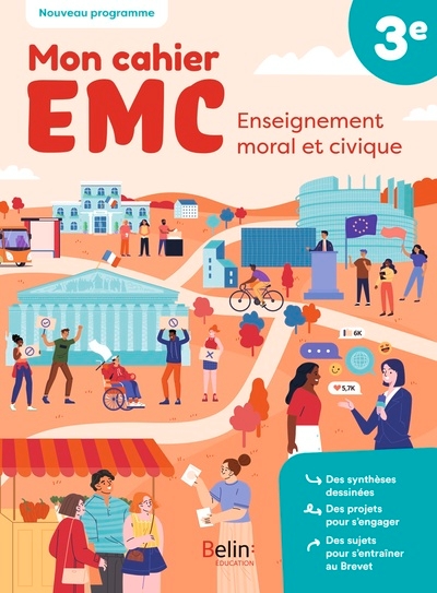 Mon cahier emc 3e - Image principale