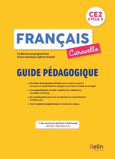 Caravelle ce2 - guide pédagogique 2022 - Image principale