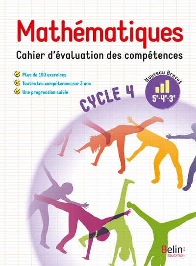 Mathématiques cycle 4 - cahier d'évaluation des compétences - Image principale