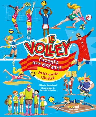 Le volley raconté aux enfants - petit guide illustré - Image principale