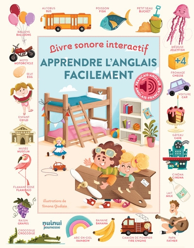 Apprendre l'anglais facilement - livre sonore interactif - Image principale