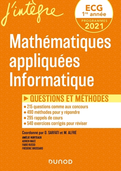 Ecg 1 - mathématiques appliquées - questions et méthodes - Image principale