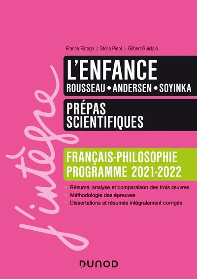 L'enfance - prépas scientifiques français-philosophie - 2021-2022 - Image principale