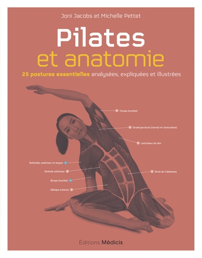 Pilates et anatomie - 25 postures essentielles analysées, expliquées et illustrées - Image principale