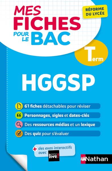 Mes fiches abc pour le bac hg géopolitique et sciences politiques terminale - Image principale