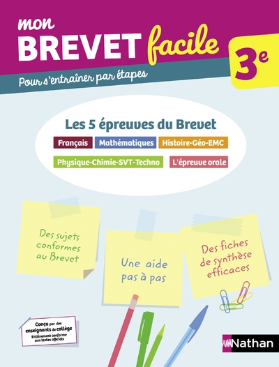 Mon brevet facile 3e - toutes les matières - Image principale