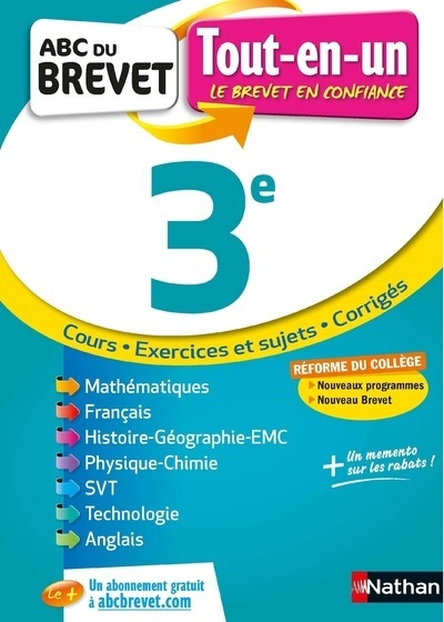 Abc du brevet 3e - tout-en-un - Image principale